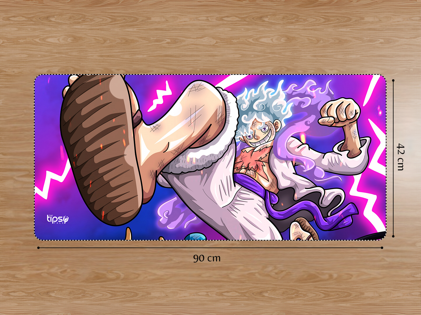 "STRAW HAT LUFFY- ANIME EDITION " Gaming Mousepad Elevate Your Gaming Experience