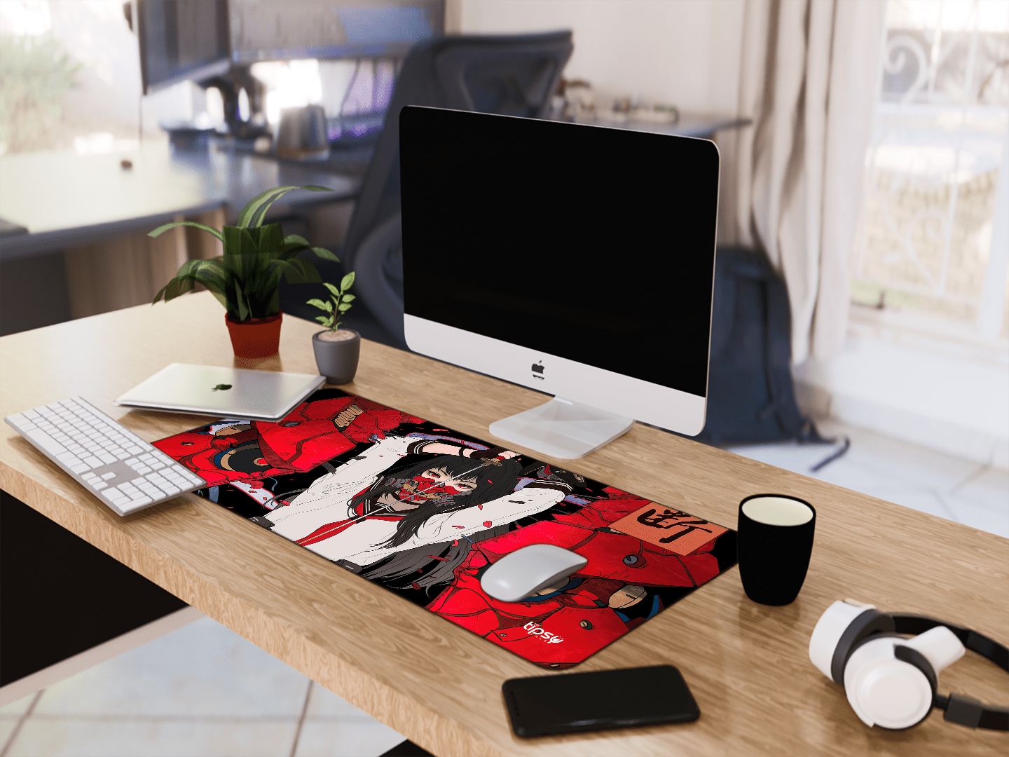 "SAMURAI - KATANA GIRL- ANIME EDITION" Gaming Mousepad Elevate Your Gaming Experience