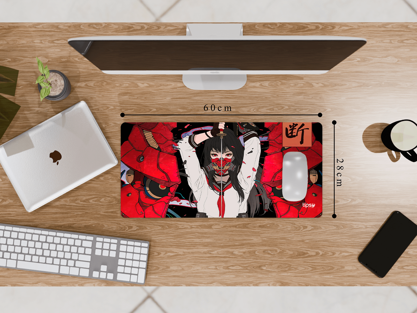 "SAMURAI - KATANA GIRL- ANIME EDITION" Gaming Mousepad Elevate Your Gaming Experience