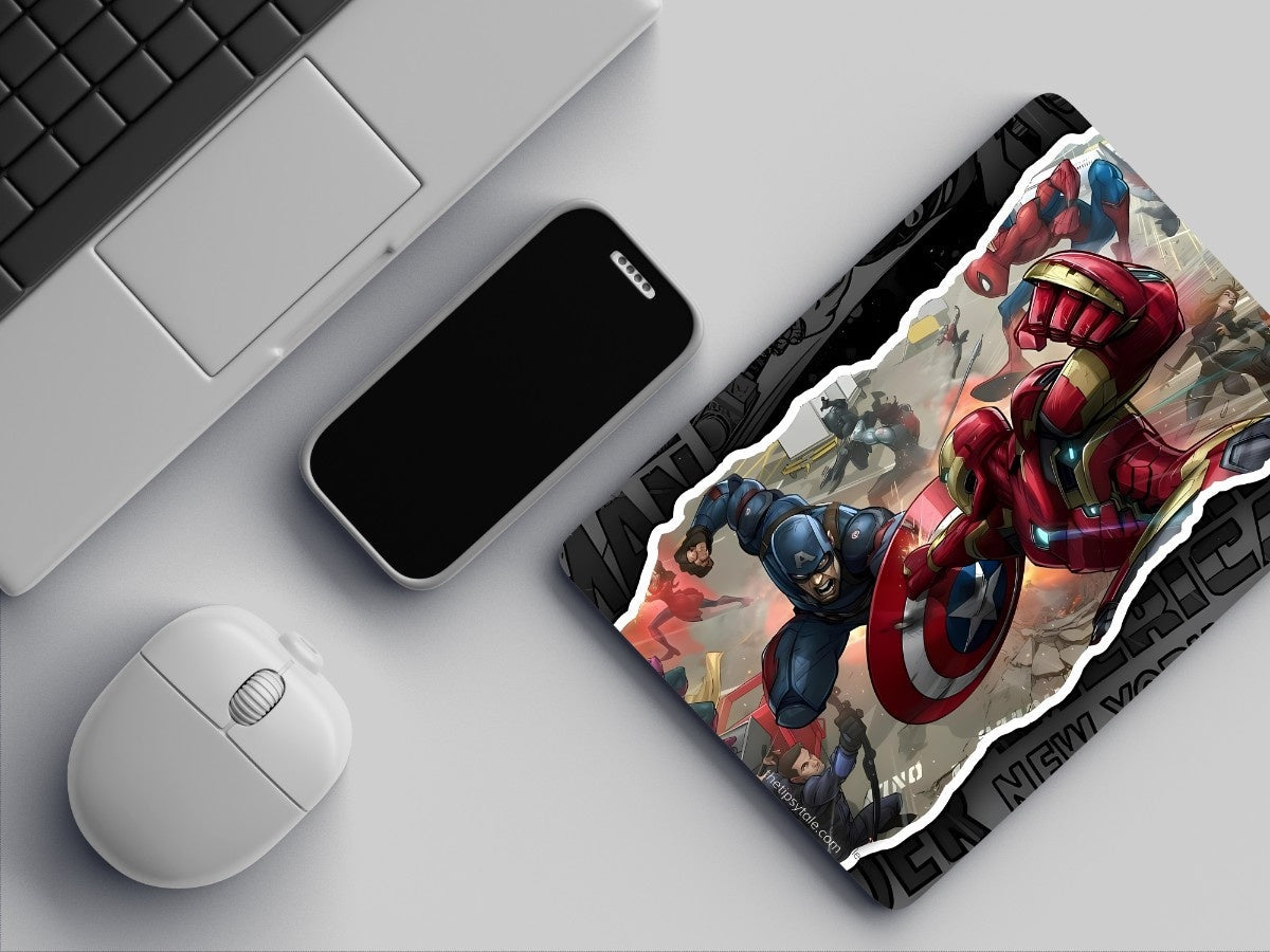 "CIVIL WAR- MARVEL" Mousepad Enhance Your Workspace with Style