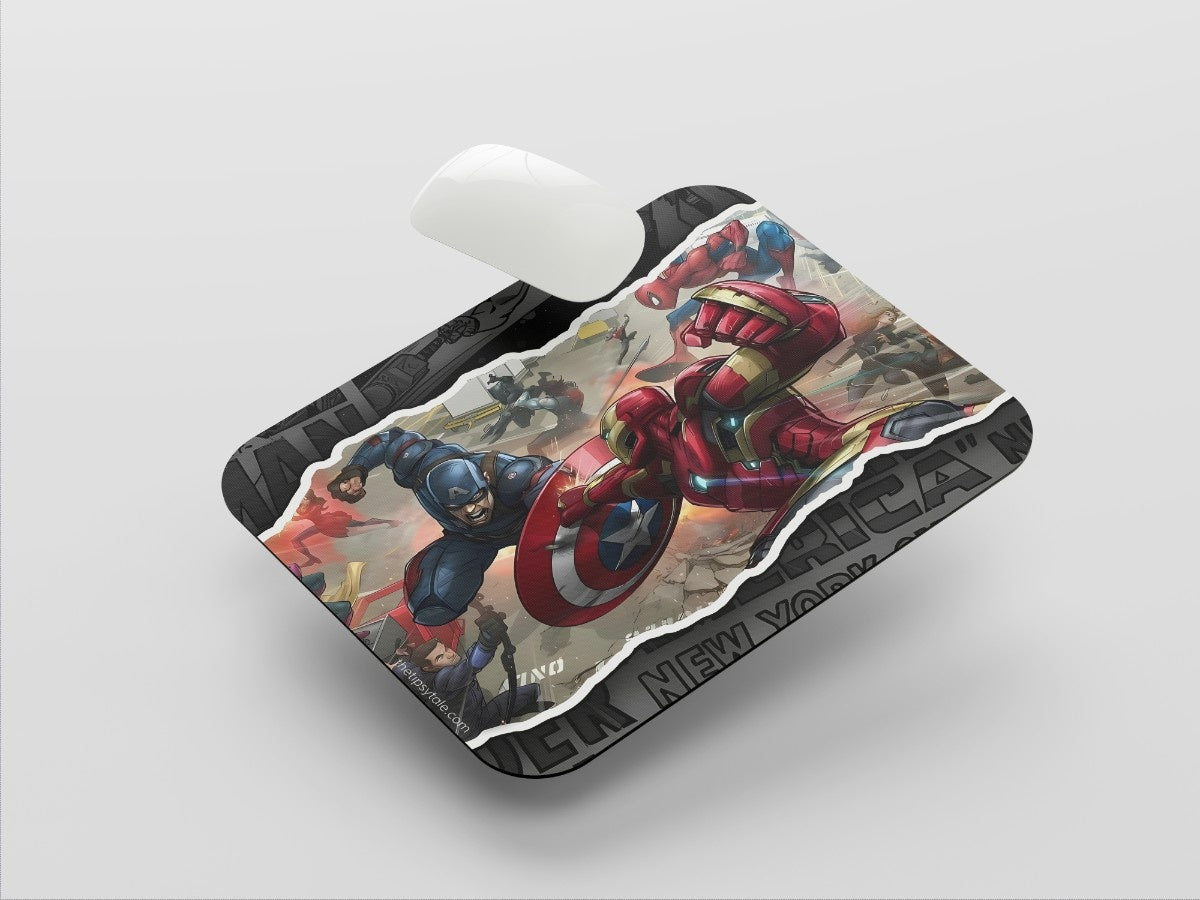 "CIVIL WAR- MARVEL" Mousepad Enhance Your Workspace with Style