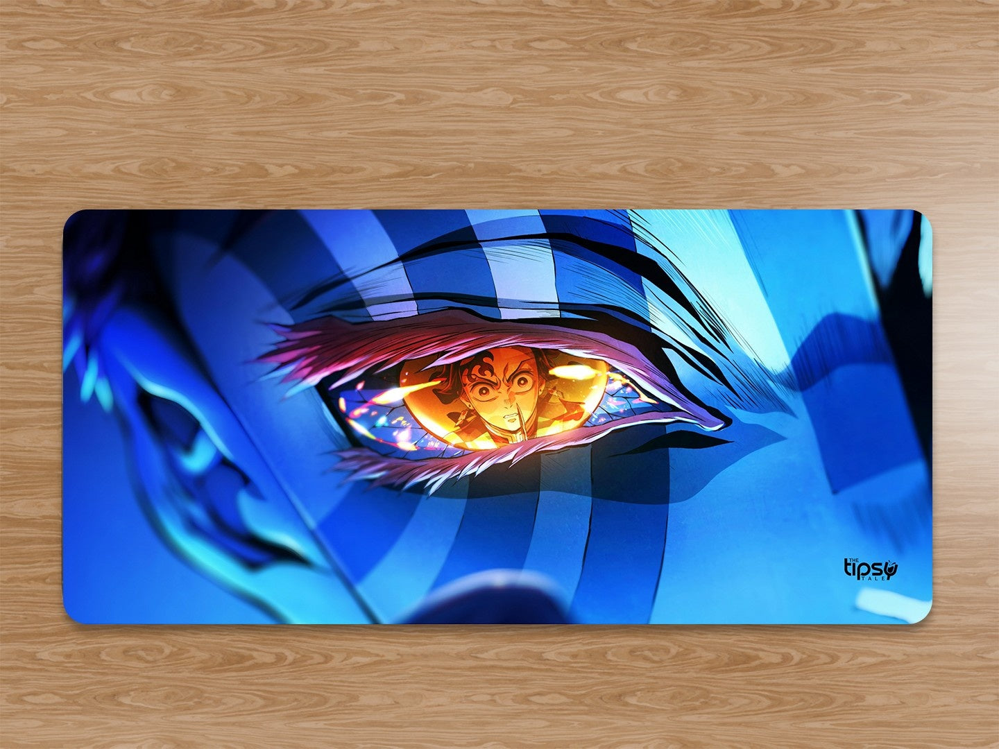 "TANJIRO KAMADO VS AKAZA- ANIME EDITION" Gaming Mousepad Elevate Your Gaming Experience