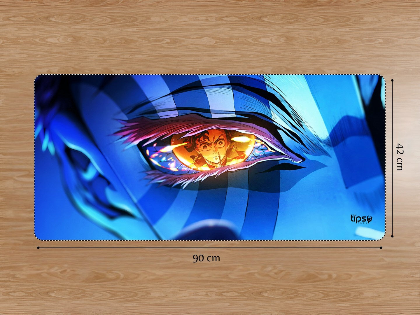 "TANJIRO KAMADO VS AKAZA- ANIME EDITION" Gaming Mousepad Elevate Your Gaming Experience