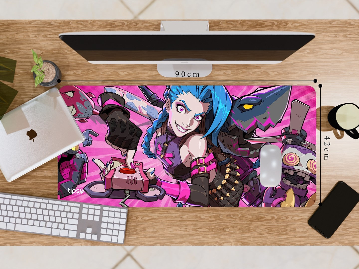 "JINX - ARCANE SEASON 2- ENTERTAINMENT EDITION" Gaming Mousepad Elevate Your Gaming Experience