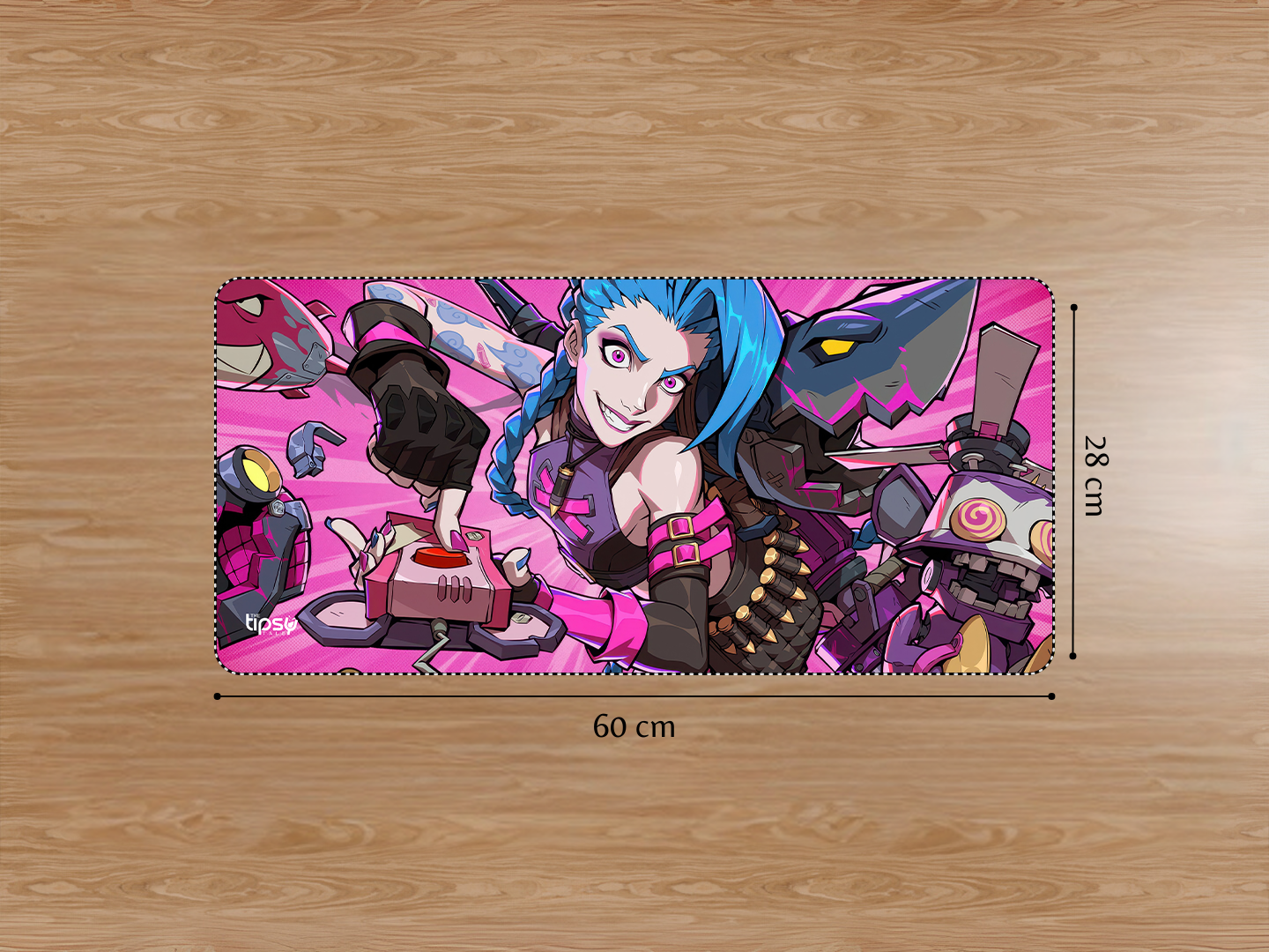 "JINX - ARCANE SEASON 2- ENTERTAINMENT EDITION" Gaming Mousepad Elevate Your Gaming Experience