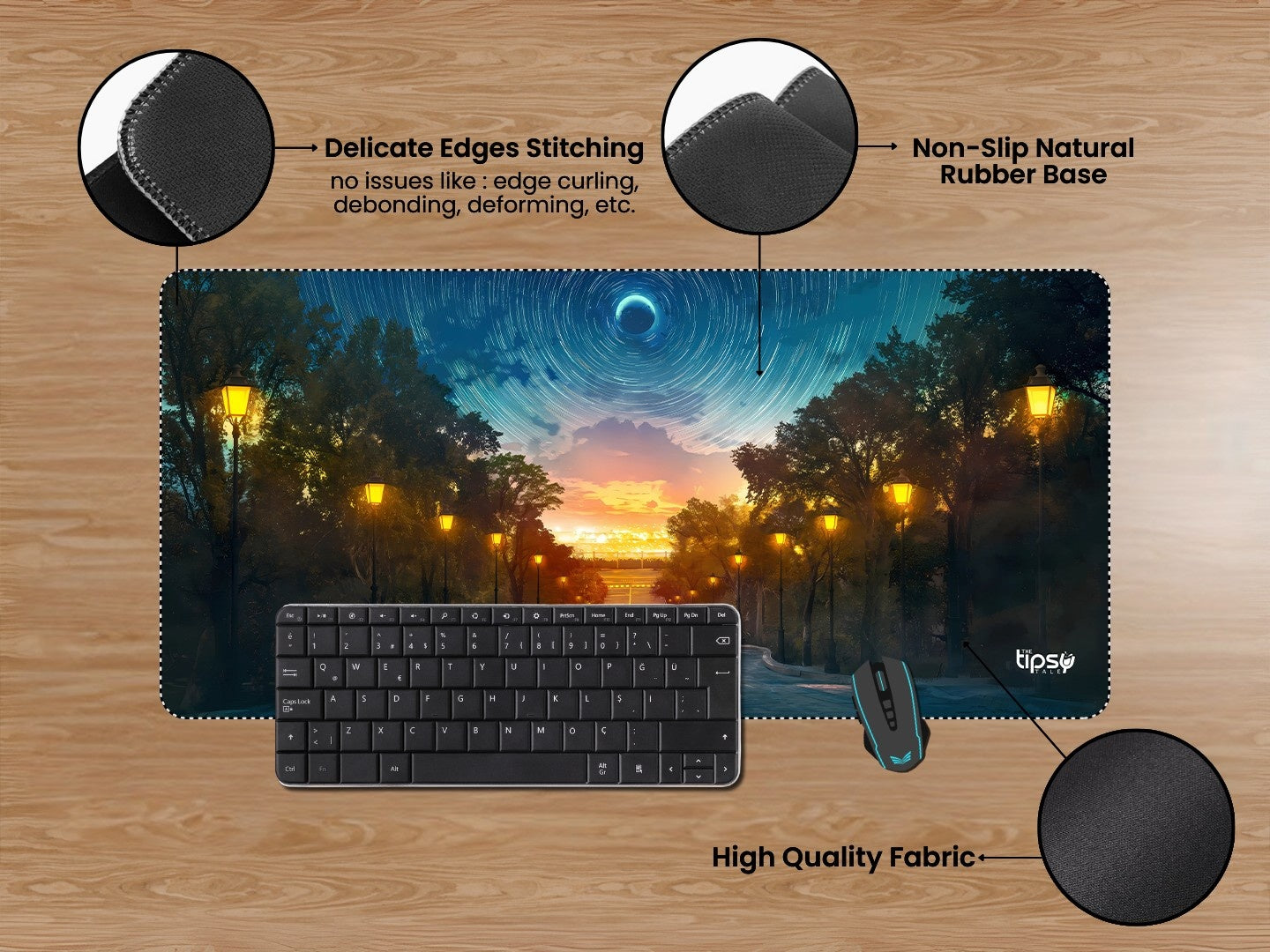 "Towards Beautiful View" Gaming Mousepad Elevate Your Gaming Experience