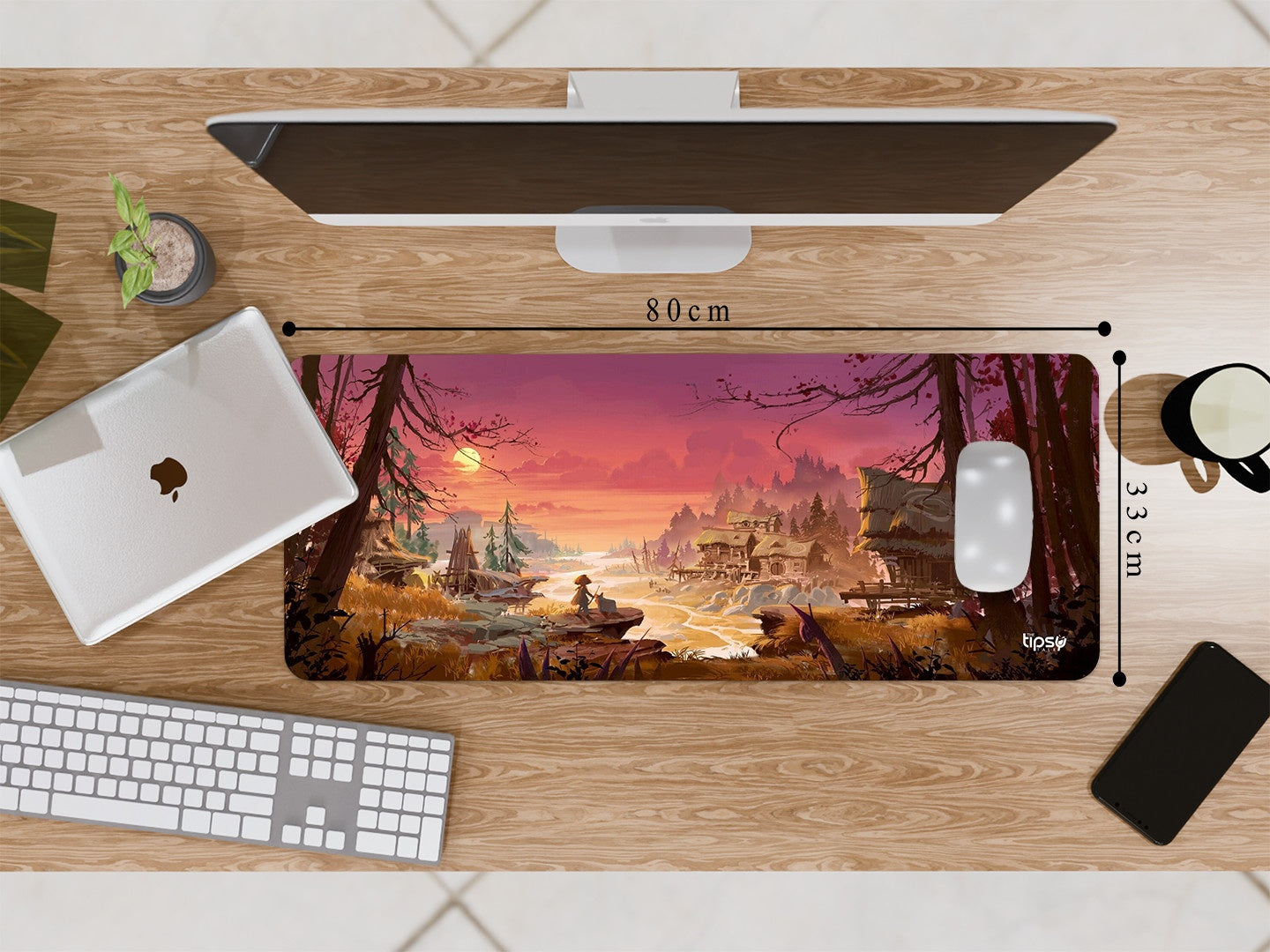 "OUTSKIRTS VIEW" Gaming Mousepad Elevate Your Gaming Experience