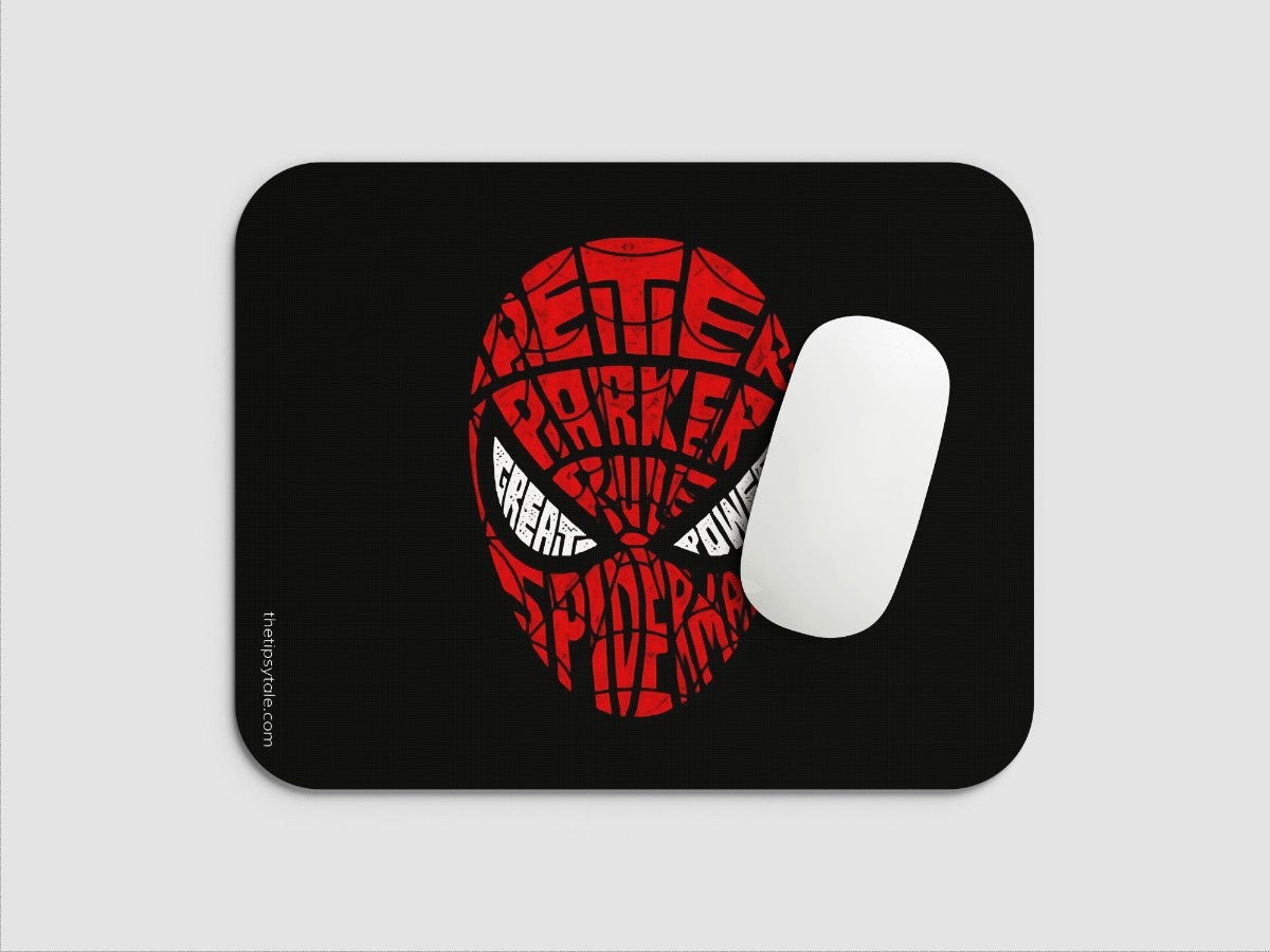 "PETER PARKER" Mousepad Enhance Your Workspace with Style