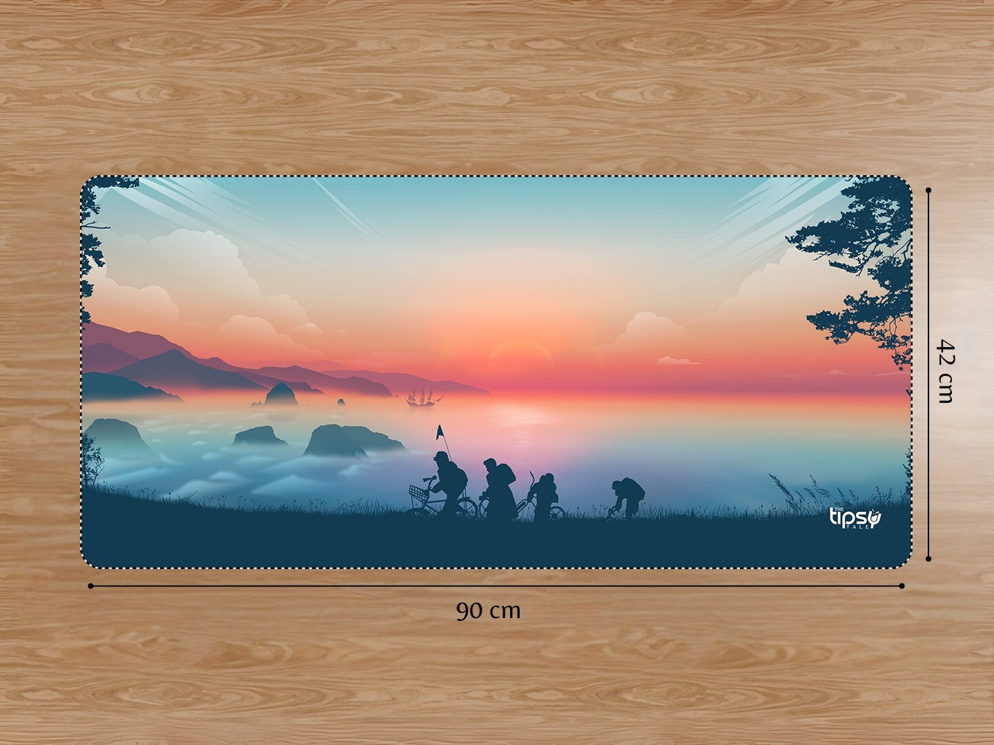 "FAMILY HIKE" Gaming Mousepad Elevate Your Gaming Experience