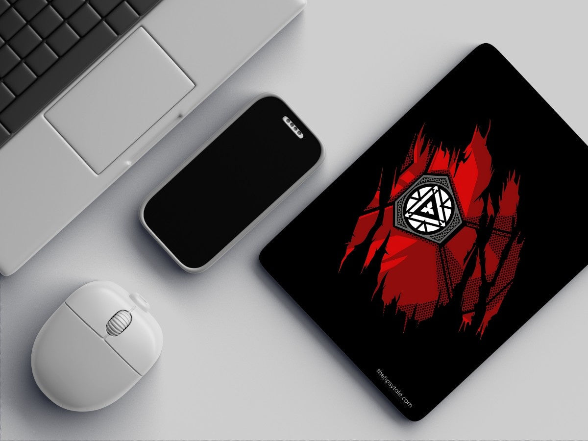 "IRON MAN'S ARC REACTOR" Mousepad Enhance Your Workspace with Style