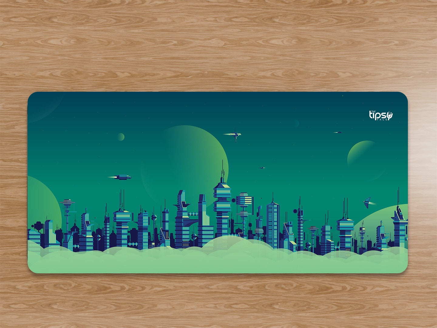 " FUTURE CITY" Gaming Mousepad Elevate Your Gaming Experience