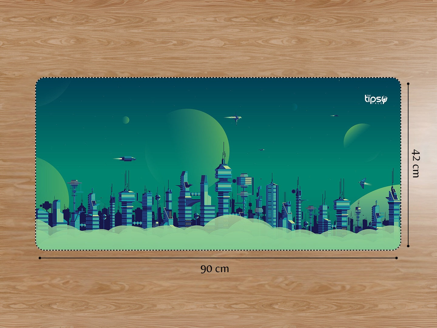 " FUTURE CITY" Gaming Mousepad Elevate Your Gaming Experience