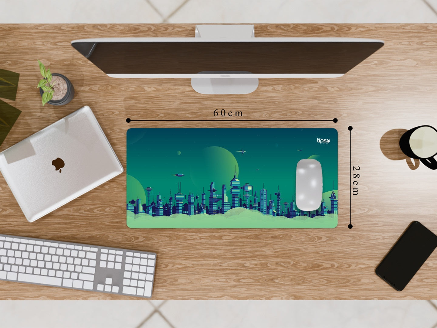 " FUTURE CITY" Gaming Mousepad Elevate Your Gaming Experience