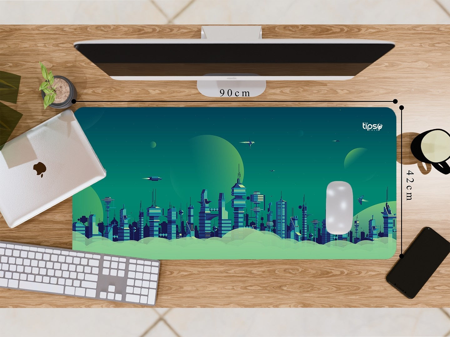" FUTURE CITY" Gaming Mousepad Elevate Your Gaming Experience