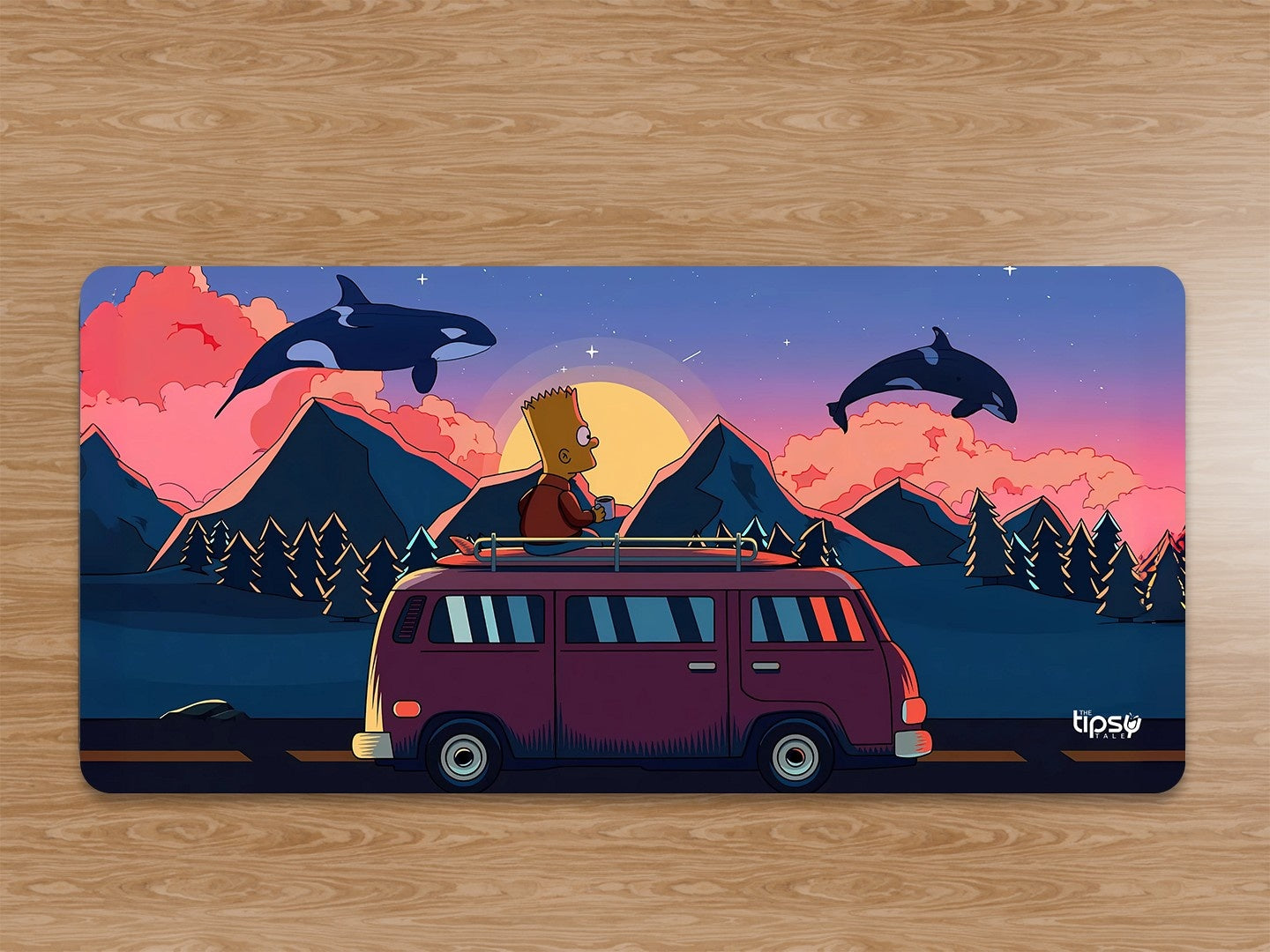 "THE SIMPSONS- ENTERTAINMENT EDITION" Gaming Mousepad Elevate Your Gaming Experience
