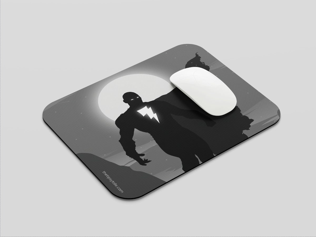 "BLACK ADAM" Mousepad Enhance Your Workspace with Style