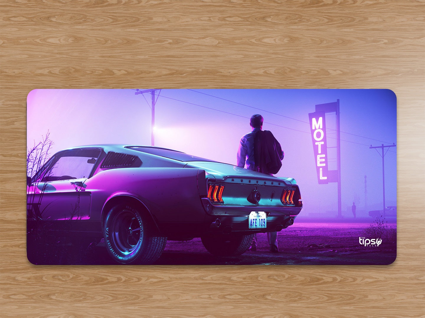 "FORD MUSTANG-MOTEL VIEW" Gaming Mousepad Elevate Your Gaming Experience