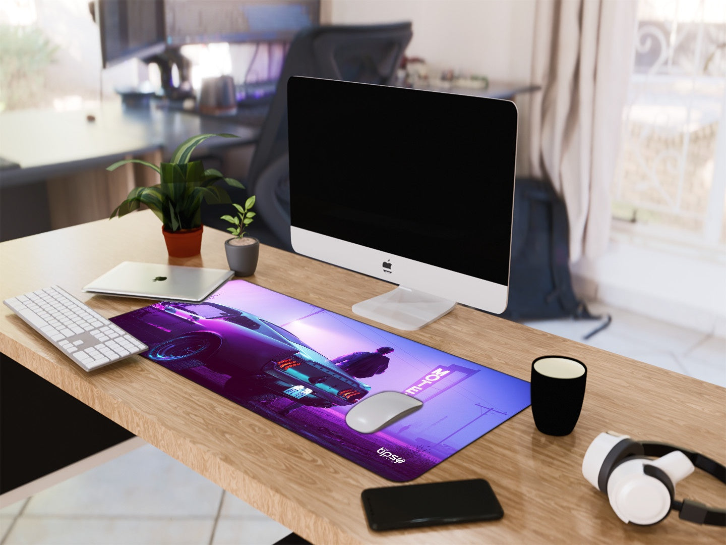 "FORD MUSTANG-MOTEL VIEW" Gaming Mousepad Elevate Your Gaming Experience