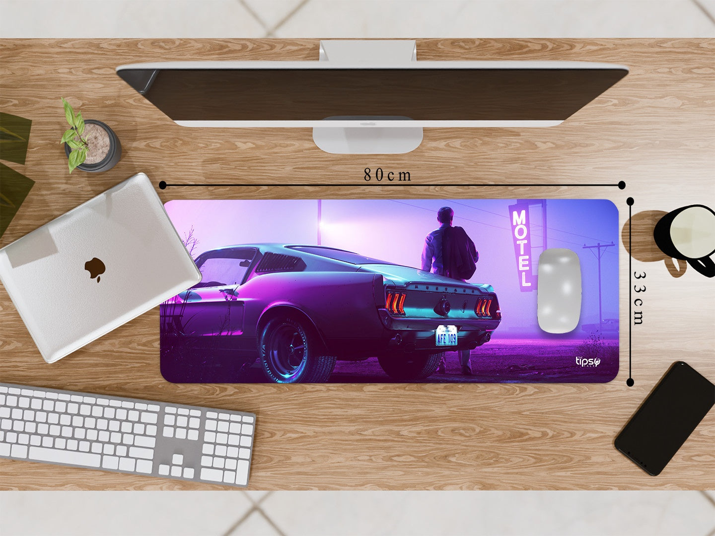 "FORD MUSTANG-MOTEL VIEW" Gaming Mousepad Elevate Your Gaming Experience
