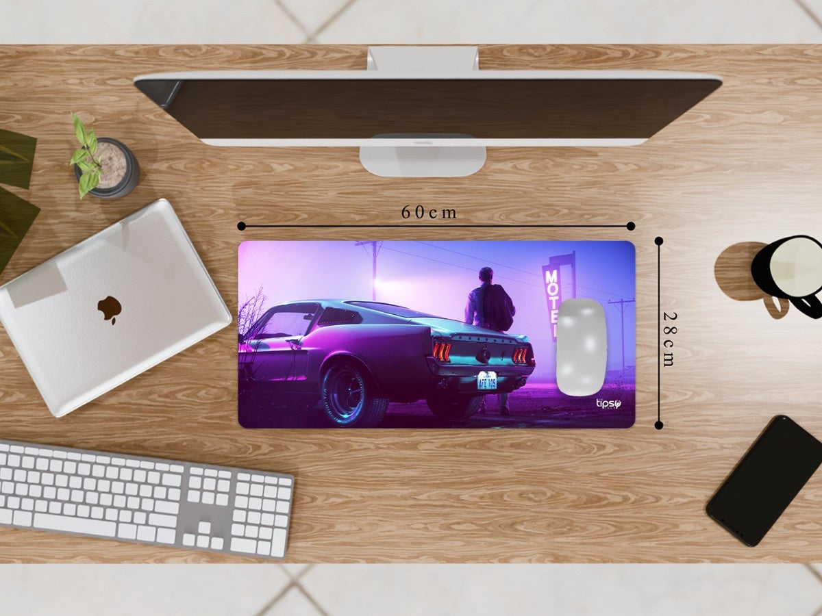 "FORD MUSTANG-MOTEL VIEW" Gaming Mousepad Elevate Your Gaming Experience