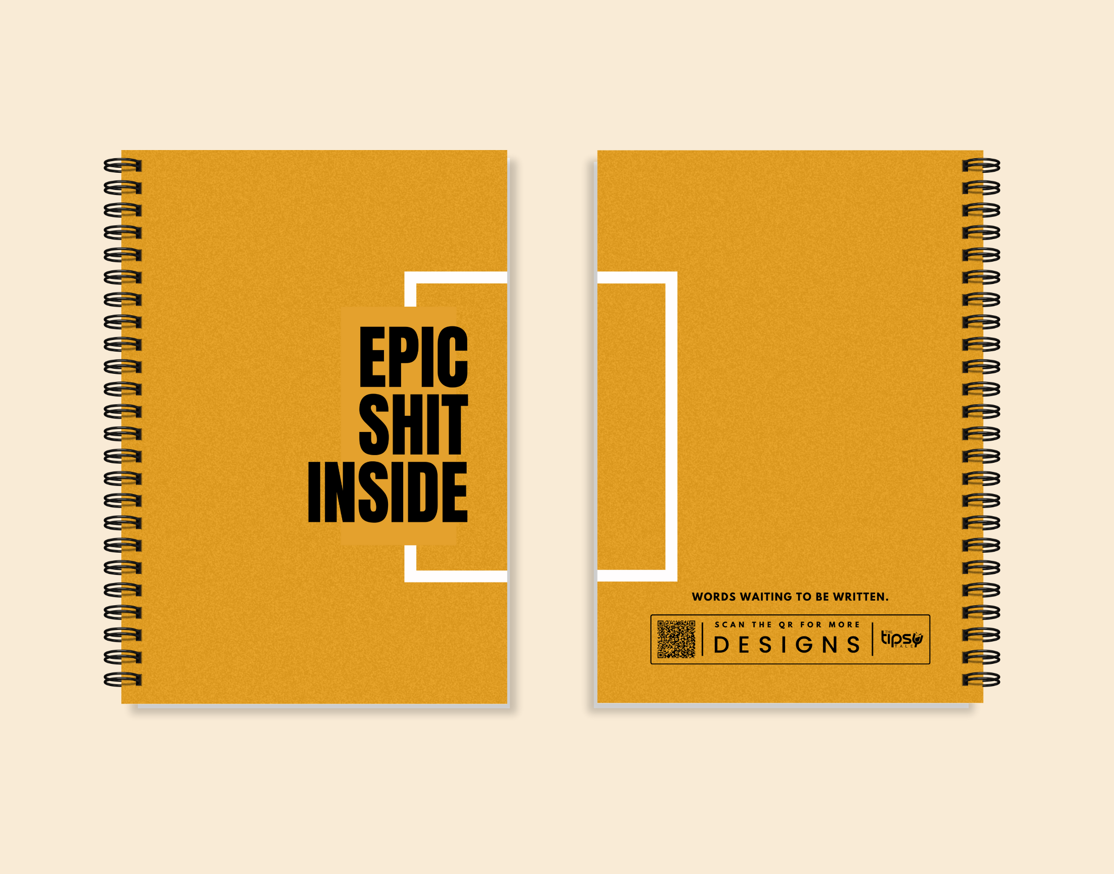 "EPIC SHIT INSIDE" – Elegant & Inspiring Diary for Daily Reflection