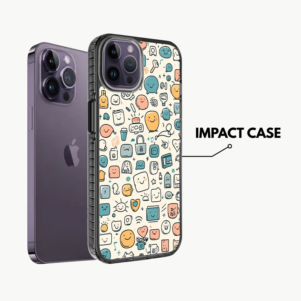 "Doodle art" -Mobile Covers Shock Resistant, Slim & Stylish Cases