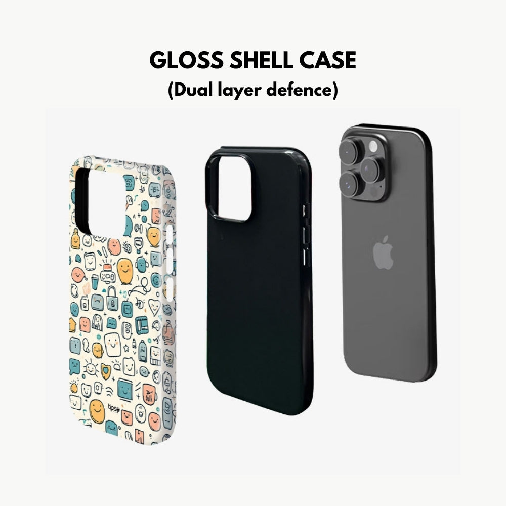 "Doodle art" -Mobile Covers Shock Resistant, Slim & Stylish Cases