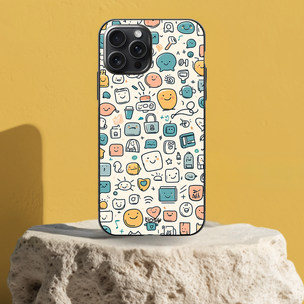 "Doodle art" -Mobile Covers Shock Resistant, Slim & Stylish Cases