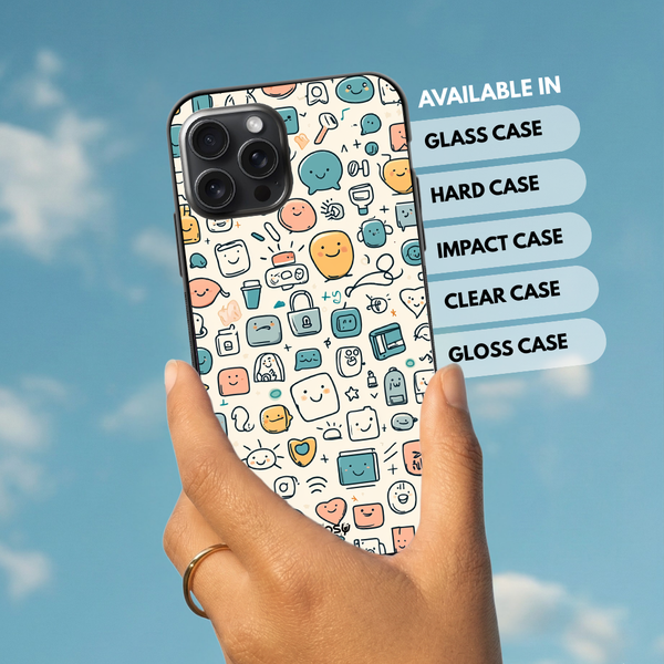 "Doodle art" -Mobile Covers Shock Resistant, Slim & Stylish Cases