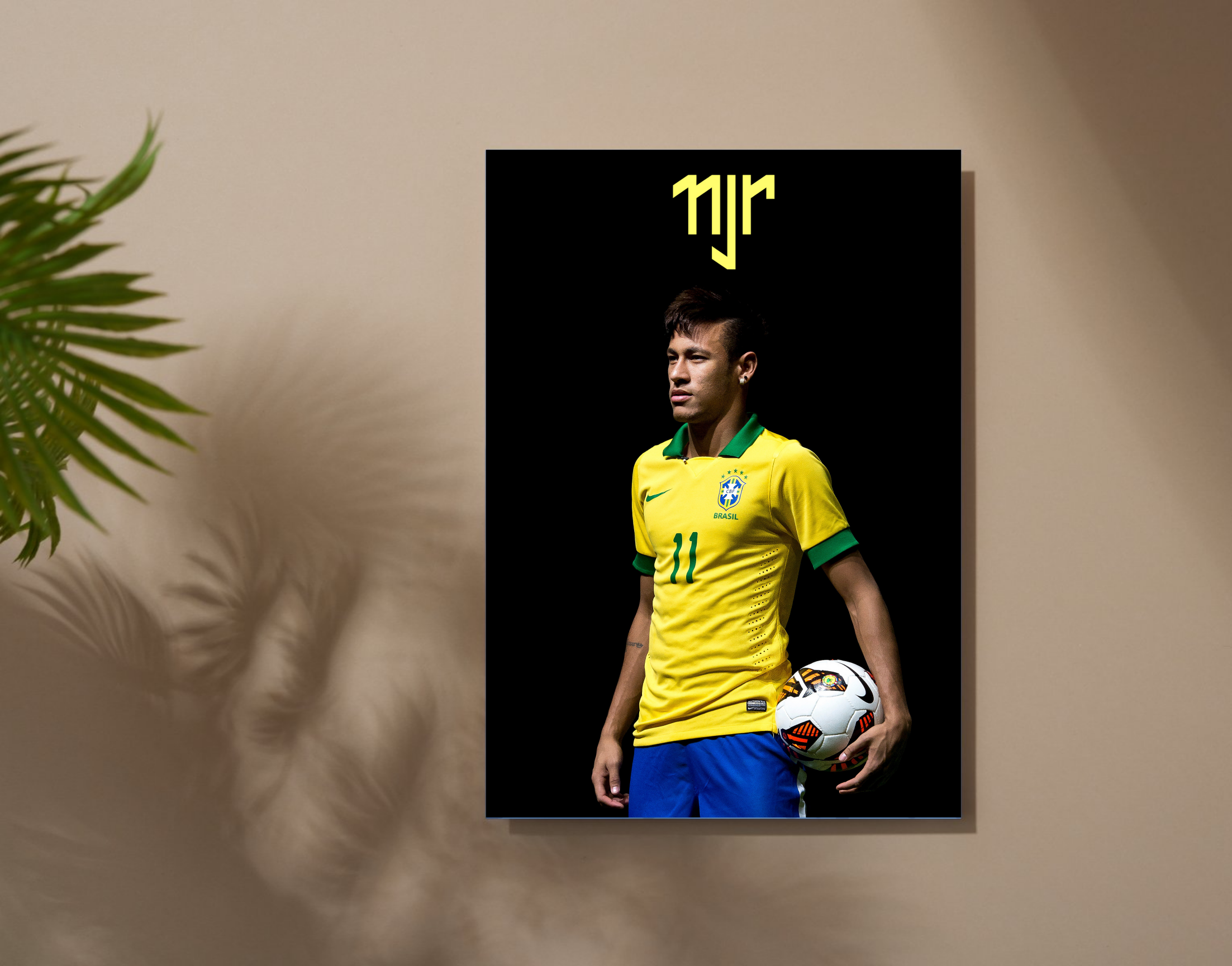 "Neymar Jnr"- Shiny & Sturdy Metallic Poster Art That Pops & Sticks