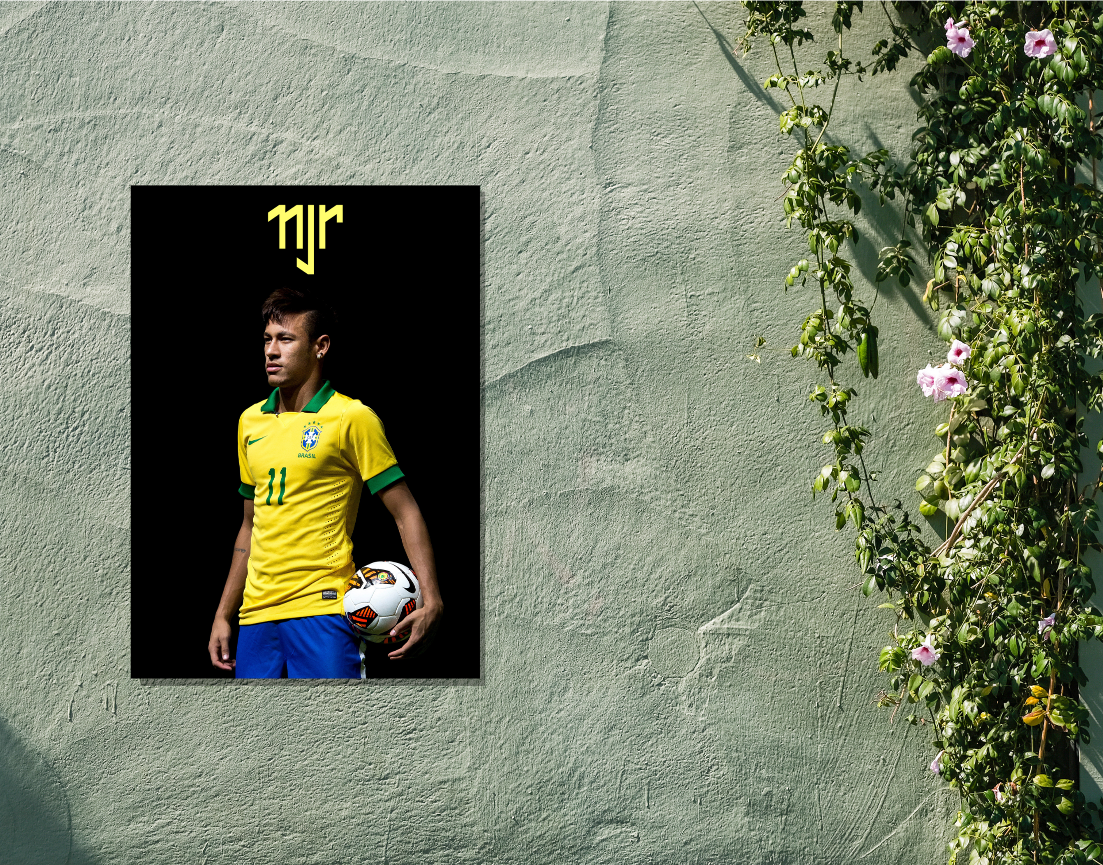 "Neymar Jnr"- Shiny & Sturdy Metallic Poster Art That Pops & Sticks