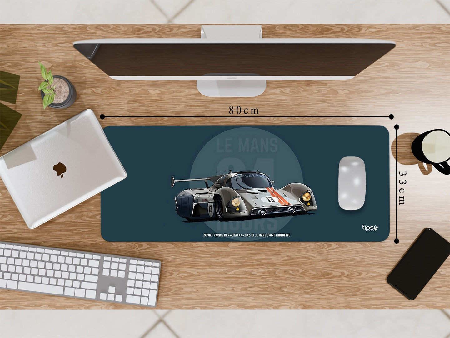 "USSR RACING CAR - GAZ-13" Gaming Mousepad Elevate Your Gaming Experience