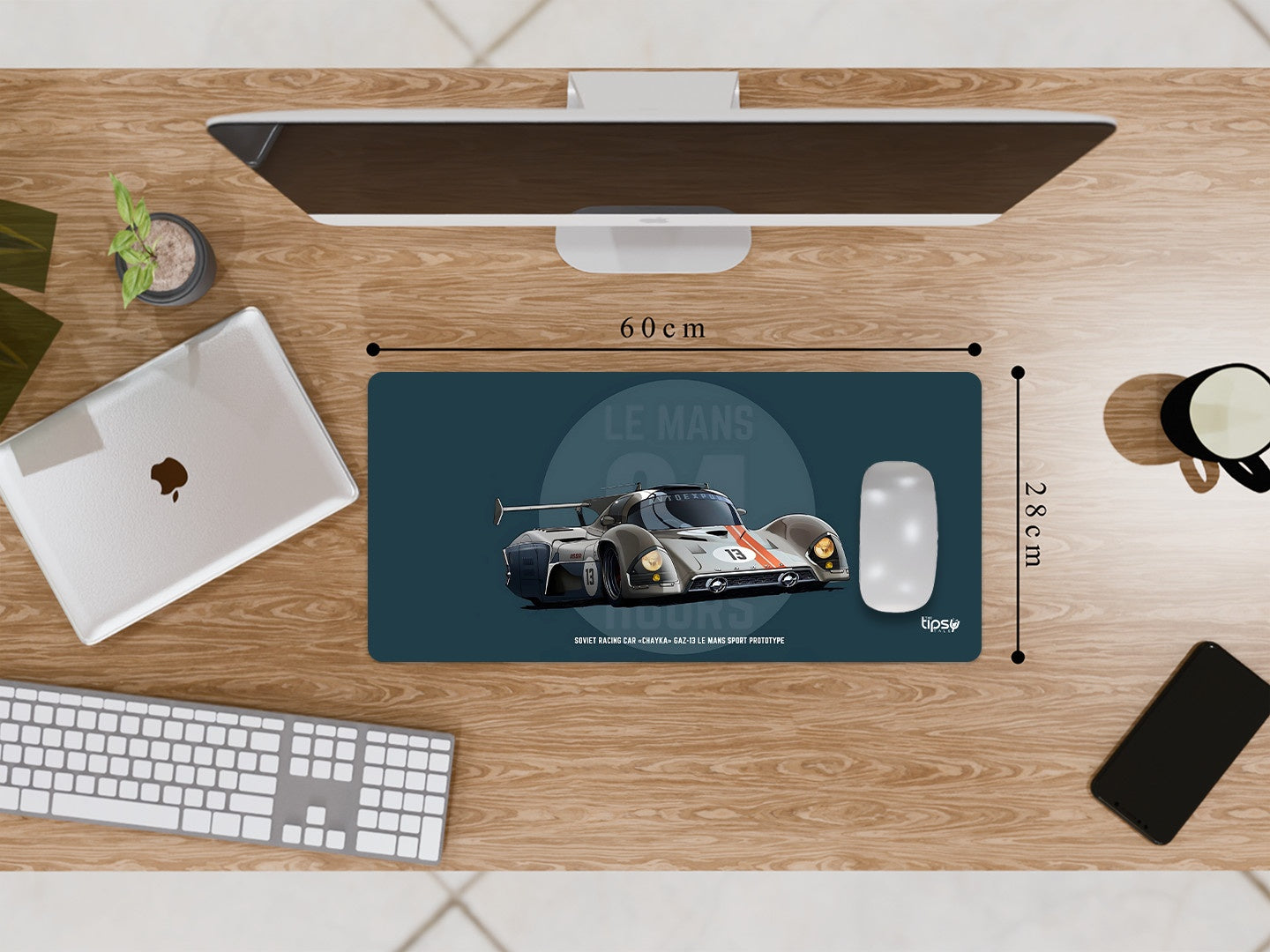 "USSR RACING CAR - GAZ-13" Gaming Mousepad Elevate Your Gaming Experience