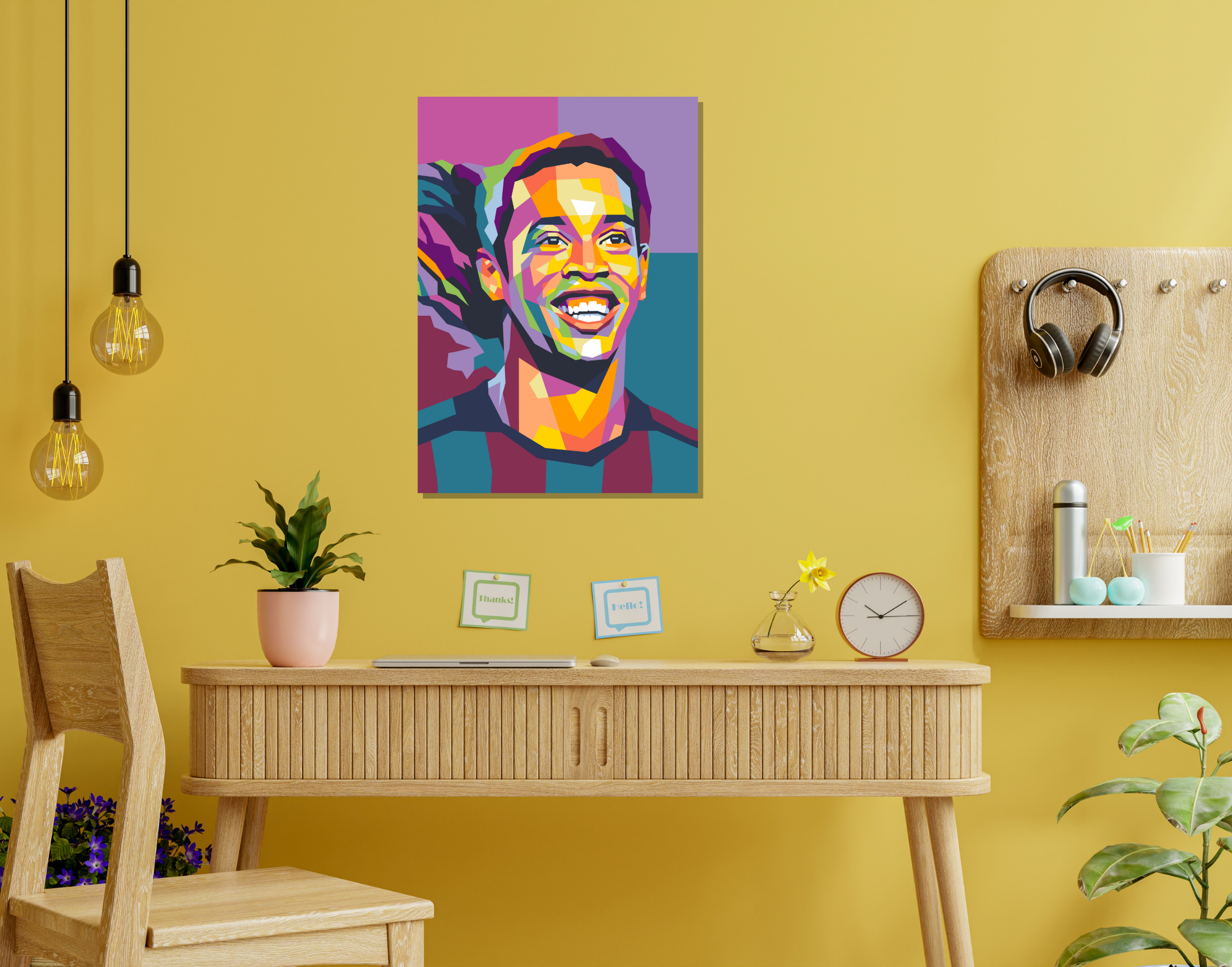 "Ronaldinho Gaúcho"- Shiny & Sturdy Metallic Poster Art That Pops & Sticks