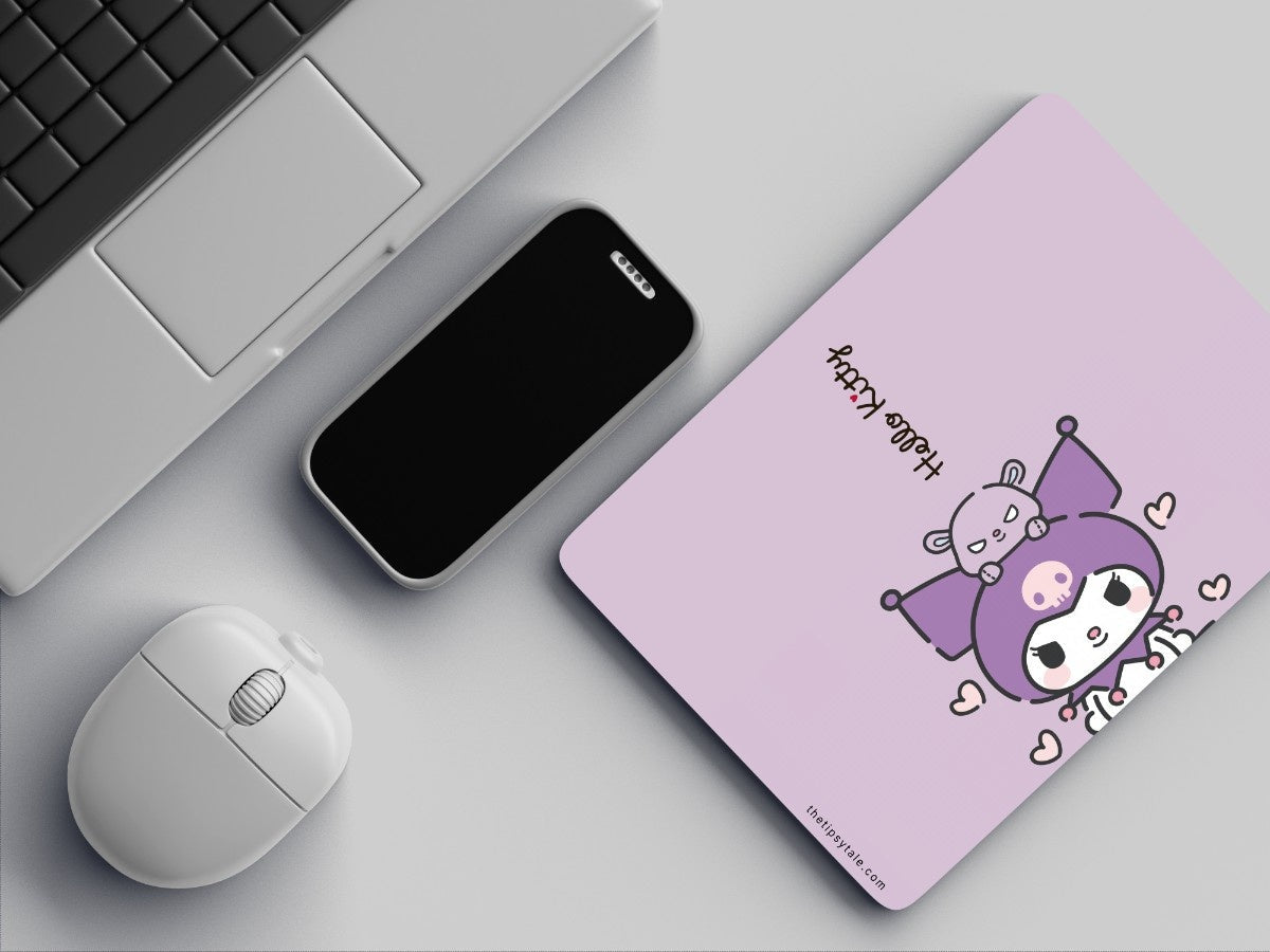 "Hello Kitty: Kuromi Halloween" Mousepad Enhance Your Workspace with Style