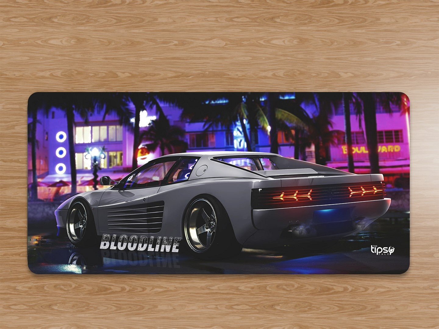 "BLOODLINE - FERRARI TESTAROSSA" Gaming Mousepad Elevate Your Gaming Experience