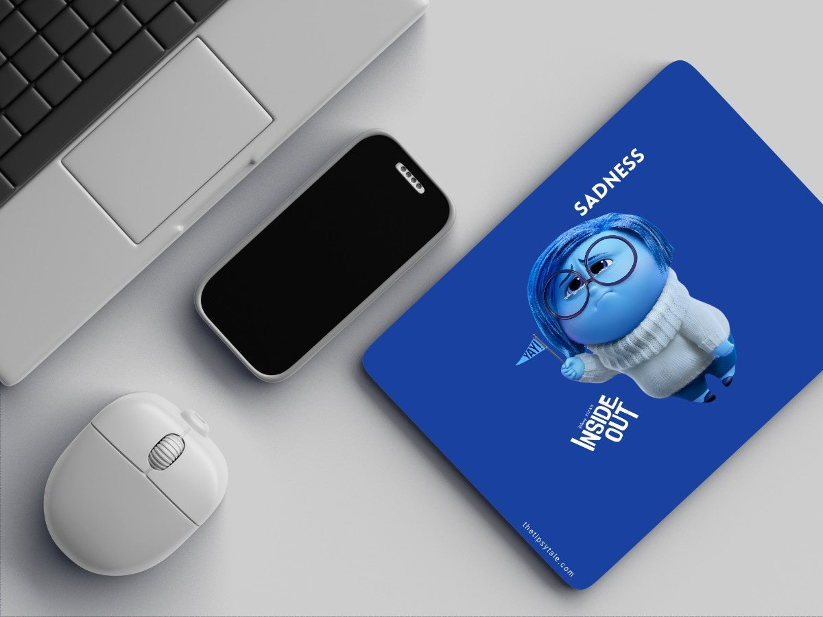"Inside Out : Sadness" Mousepad Enhance Your Workspace with Style
