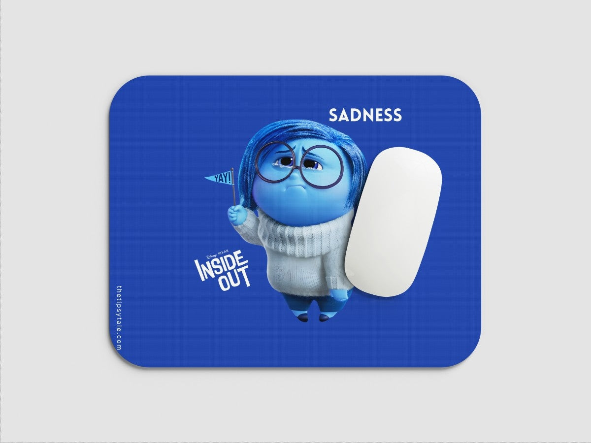"Inside Out : Sadness" Mousepad Enhance Your Workspace with Style