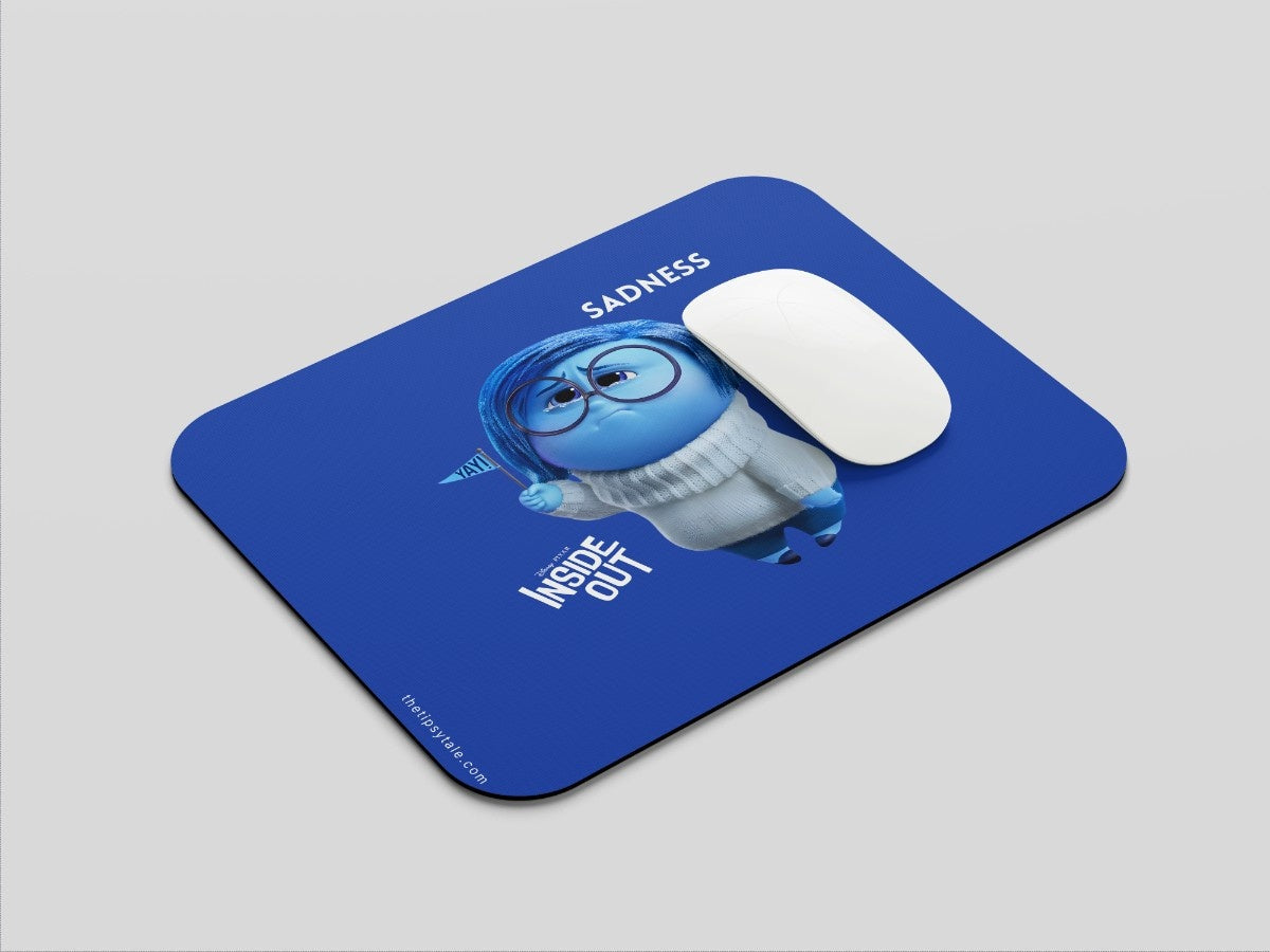 "Inside Out : Sadness" Mousepad Enhance Your Workspace with Style