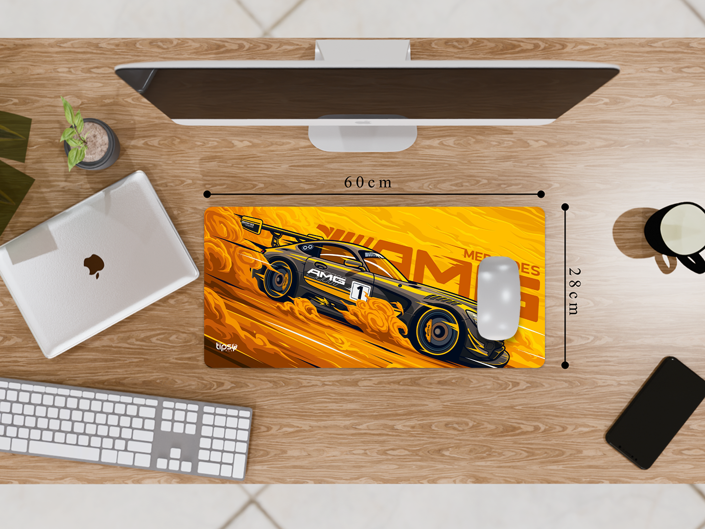 "AMG - MERCEDES BENZ" Gaming Mousepad Elevate Your Gaming Experience