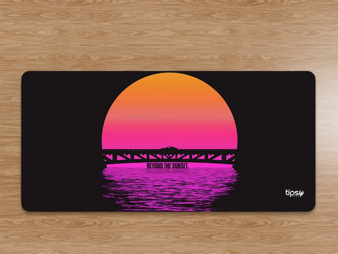 "Beyond the Sunset- CAR EDITION" Gaming Mousepad Elevate Your Gaming Experience