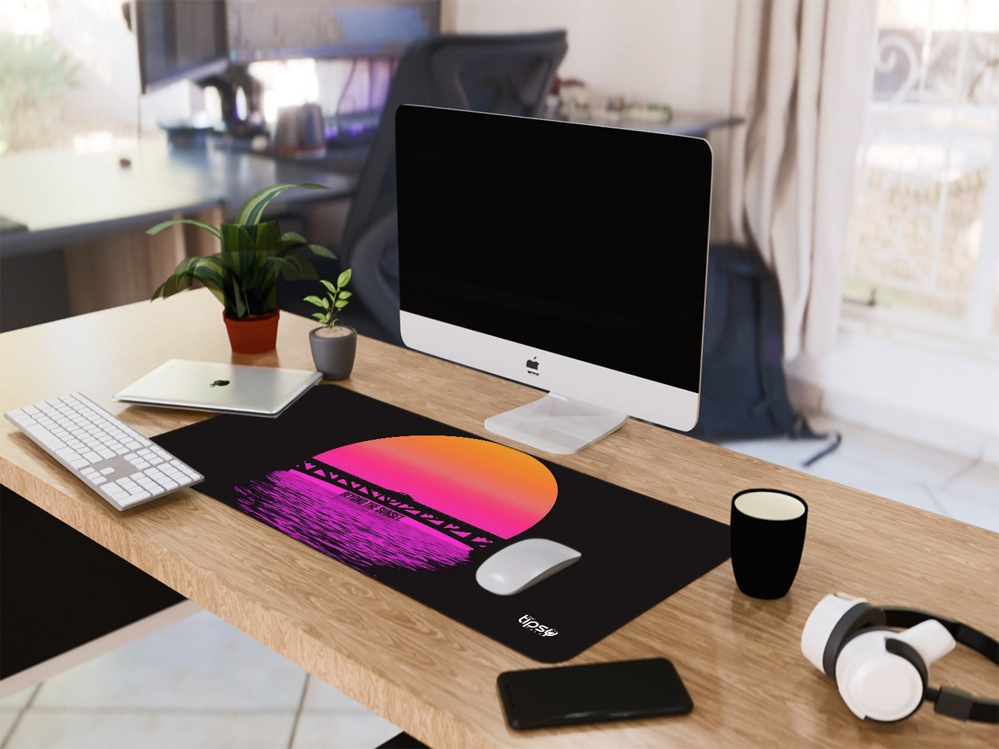 "Beyond the Sunset- CAR EDITION" Gaming Mousepad Elevate Your Gaming Experience
