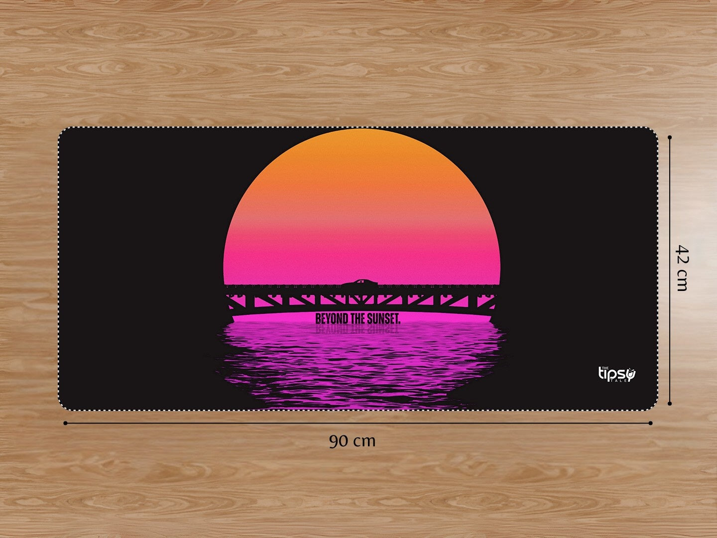"Beyond the Sunset- CAR EDITION" Gaming Mousepad Elevate Your Gaming Experience
