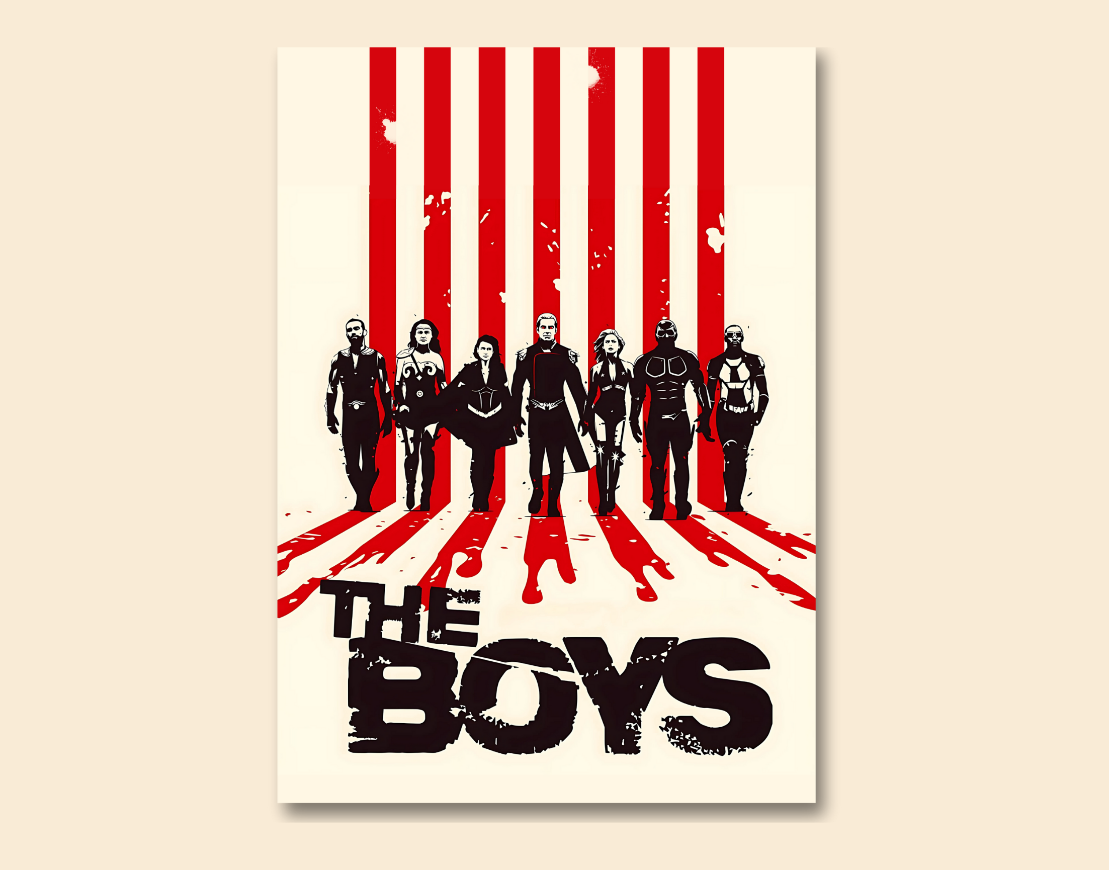"THE BOYS #Series Edition"- Shiny & Sturdy Metallic Poster Art That Pops & Sticks