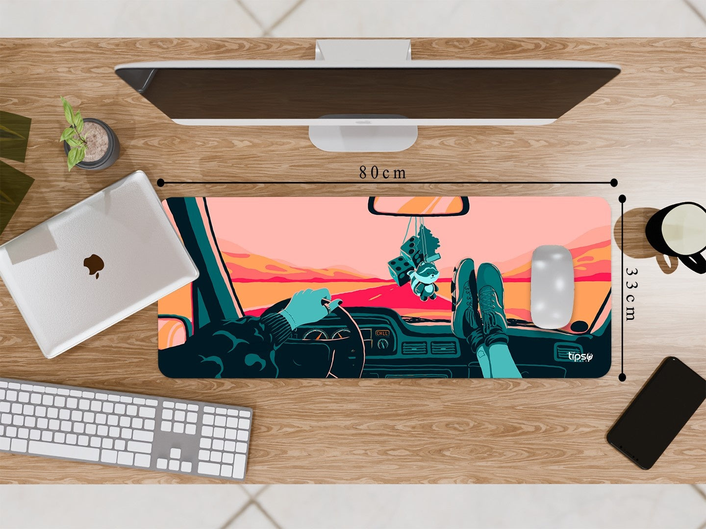 "RIDE THE VIBE" Gaming Mousepad Elevate Your Gaming Experience