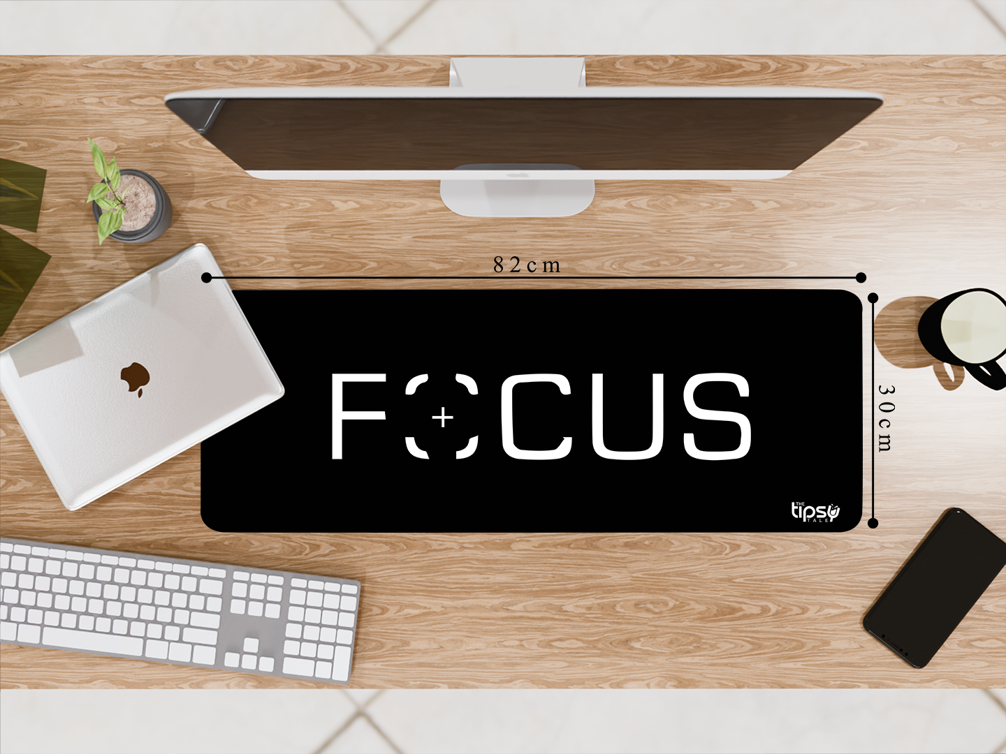 "Focus" Gaming Mousepad Elevate Your Gaming Experience