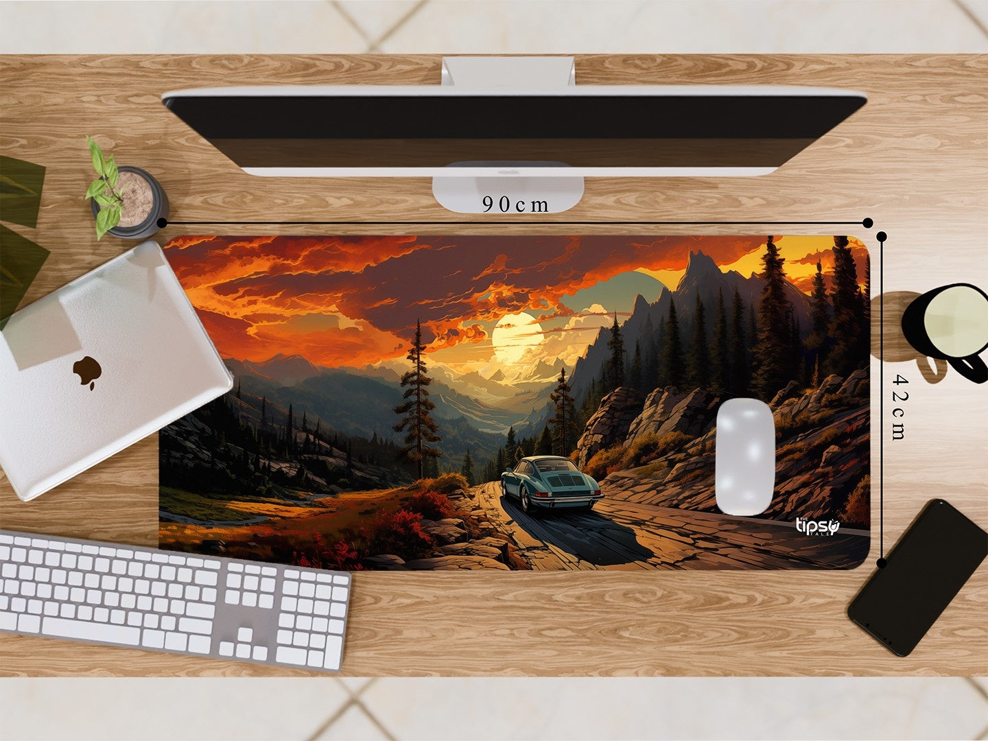 "CHASING THE SUNSET" Gaming Mousepad Elevate Your Gaming Experience