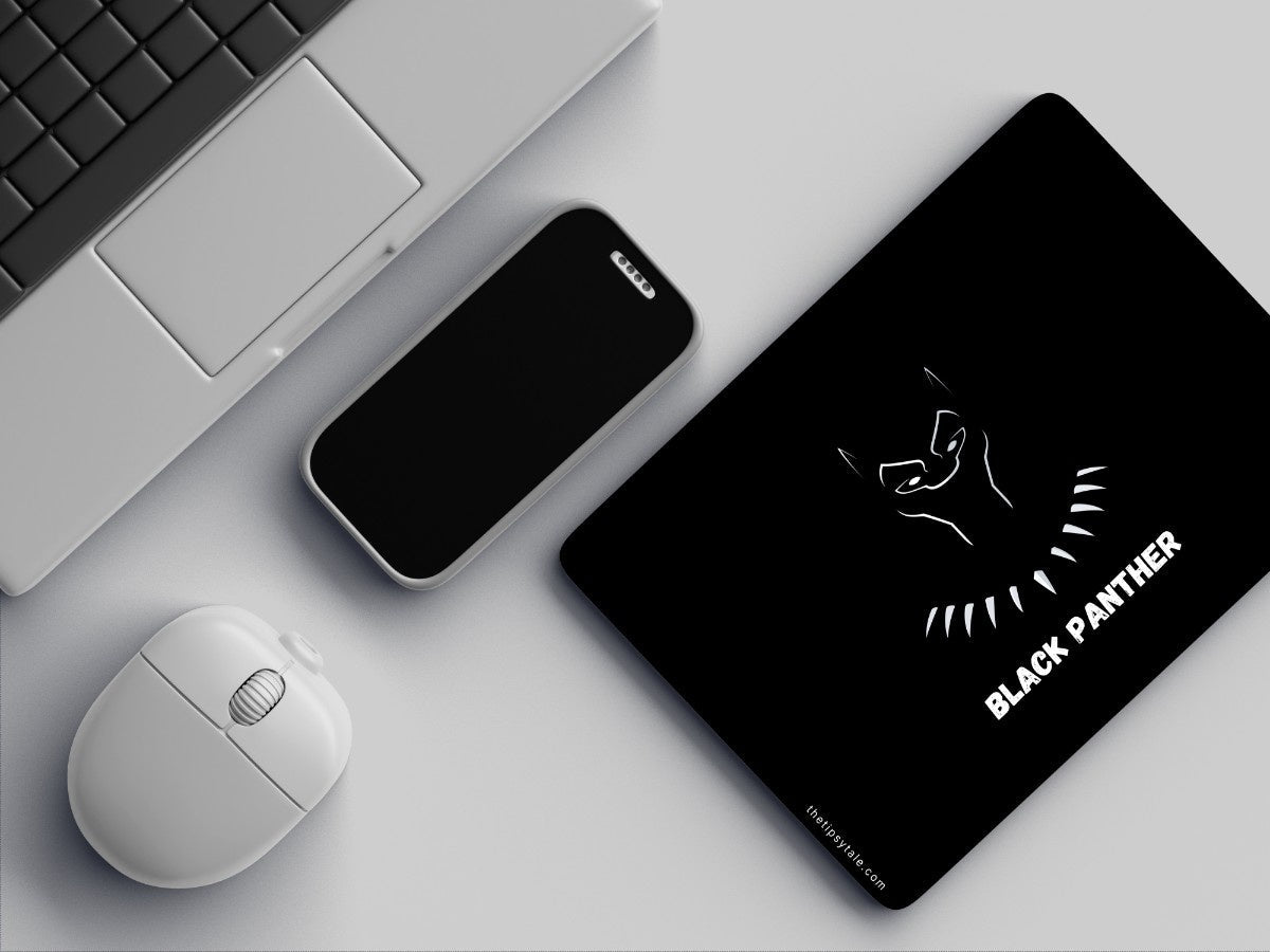 "Black Panther" Mousepad Enhance Your Workspace with Style