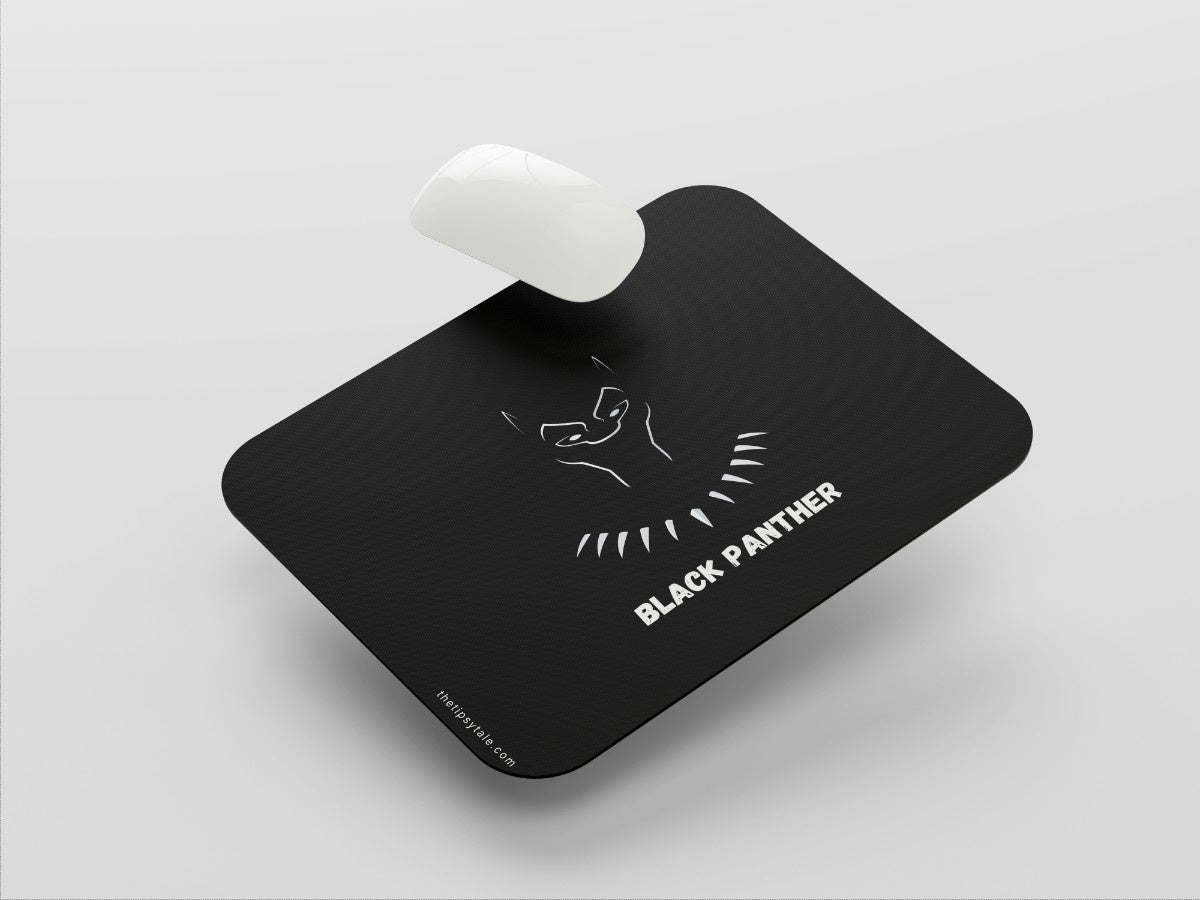 "Black Panther" Mousepad Enhance Your Workspace with Style