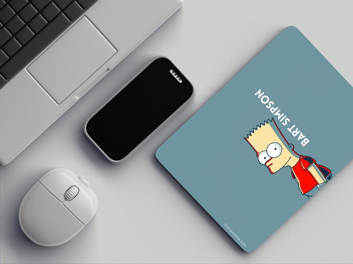 "Bart Simpson" Mousepad Enhance Your Workspace with Style